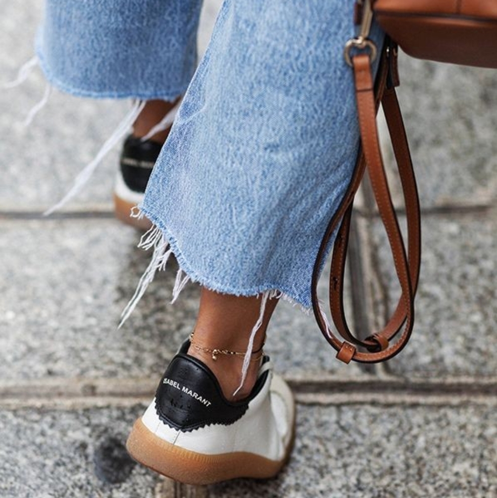 Isabel Marant White Beth Sneakers